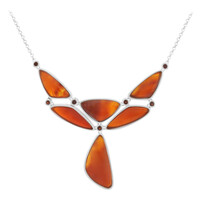 Achat-Silbercollier