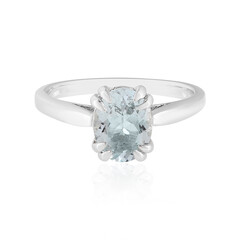 Brasilianischer Aquamarin-Silberring