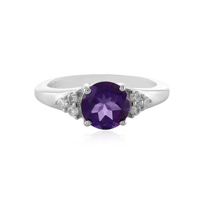 Sibirischer Amethyst-Silberring