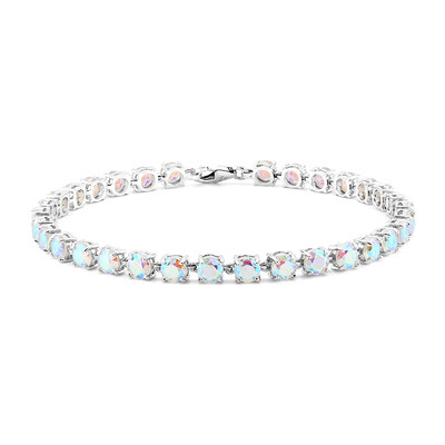 Mondlicht-Quarz-Silberarmband