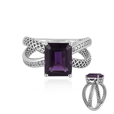 Sambia-Amethyst-Goldring (Ornaments by de Melo)