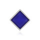 Blauer Chalzedon-Silberanhänger (MONOSONO COLLECTION)