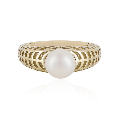 Süßwasserzuchtperlen-Goldring (Ornaments by de Melo)