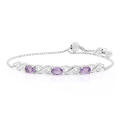 Amethyst-Silberarmband