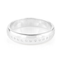 Diamant-Silberring