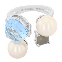 Akoya-Perlen-Goldring