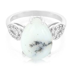 Dendriten-Achat-Silberring