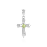 Peridot-Silberanhänger