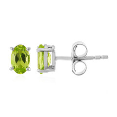 Jilin-Peridot-Silberohrringe