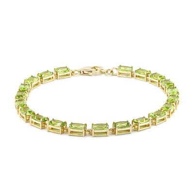 Burmesischer Peridot-Silberarmband