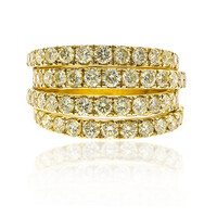 Gelber SI2 Diamant-Goldring (CIRARI)