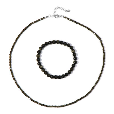 Gold-Obsidian-Silberset