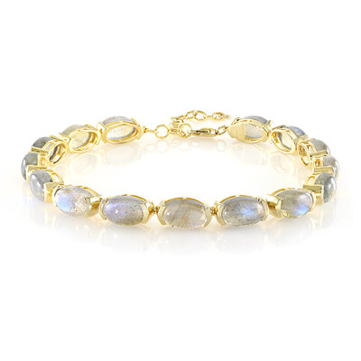 Blauer Maniry-Labradorit-Silberarmband (KM by Juwelo)