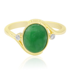 Majestätischer Jadeit-Goldring
