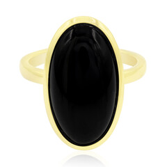 Onyx-Silberring