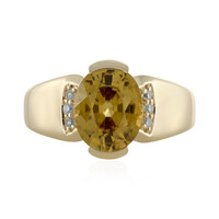 Gelber Zirkon-Goldring