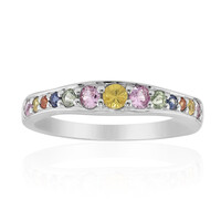 Saphir-Silberring