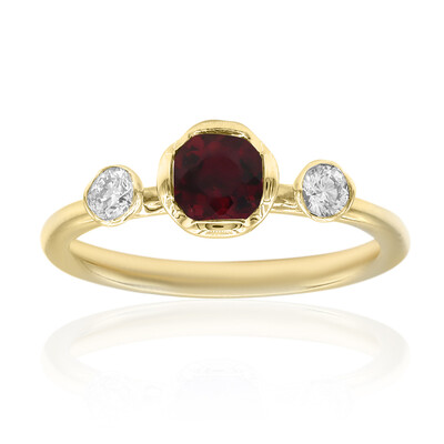 AAA-Brasilianischer Rubellit-Goldring (CIRARI)