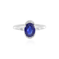 Blauer Madagaskar-Saphir-Silberring
