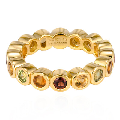 Edelstein-Silberring (MONOSONO COLLECTION)