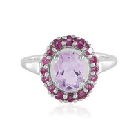 Lavendel-Amethyst-Silberring