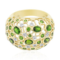 Russischer Diopsid-Goldring