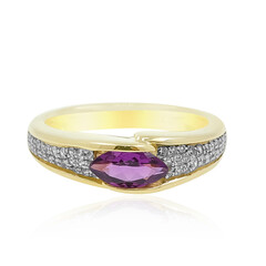 Magenta-Granat-Goldring (de Melo)