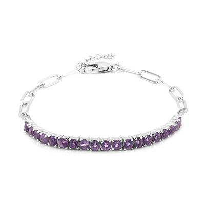 Amethyst-Silberarmband