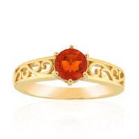 Mexikanischer Feueropal-Goldring