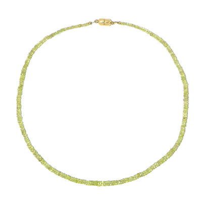Chrysoberyll-Silberhalskette