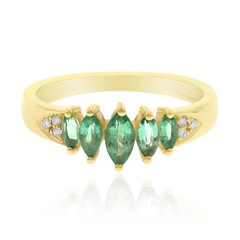 AAA-Sambia-Smaragd-Goldring