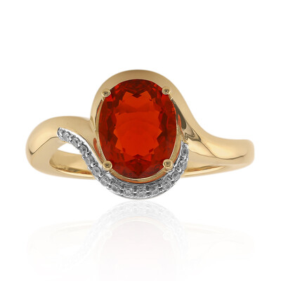 AAA-Mexikanischer Feueropal-Goldring
