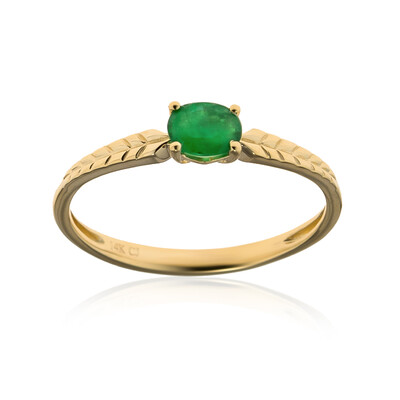 Sambia-Smaragd-Goldring (CIRARI)