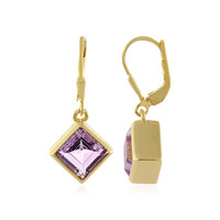 Lavendel-Amethyst-Silberohrringe