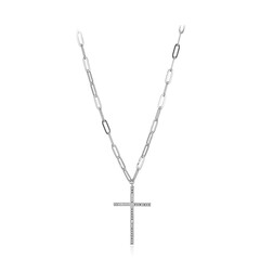 I3 (I) Diamant-Silbercollier