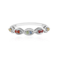 Saphir-Silberring