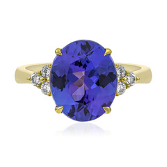 AAA-Tansanit-Goldring (CIRARI)