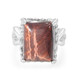 Rotes Tigerauge-Silberring