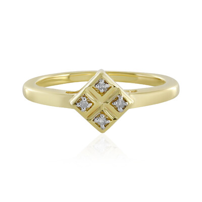 SI1 (I) Diamant-Silberring