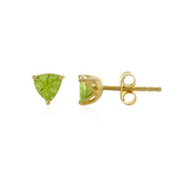 Peridot-Silberohrringe