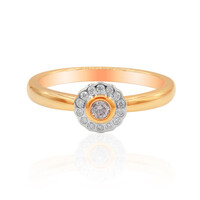 Pinkfarbener I3 Argyle-Brillant-Goldring (Mark Tremonti)
