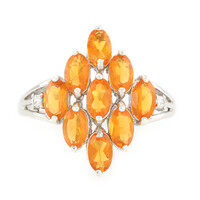 Buriti-Feueropal-Silberring