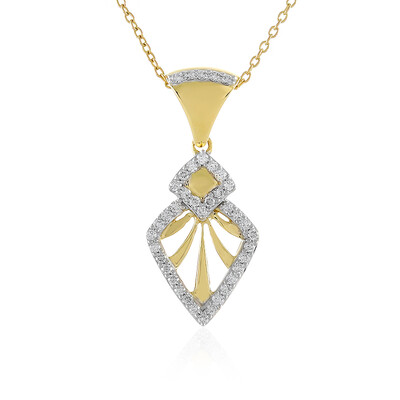 Lupenreiner (F) Brillant-Goldhalskette (LUCENT DIAMONDS)
