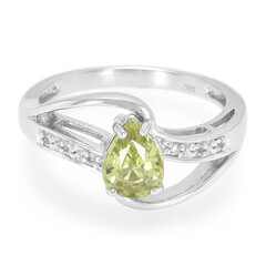 Chrysoberyll-Silberring