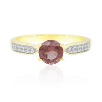 Roter Apatit-Goldring