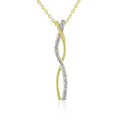 I4 (J) Diamant-Silberhalskette