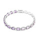 Edelstein-Silberarmband