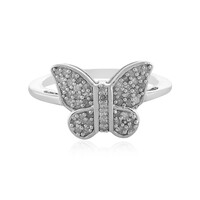 I2 (I) Diamant-Silberring