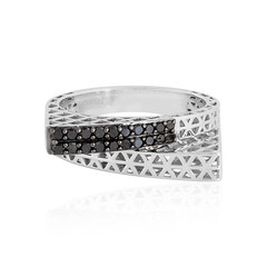 Schwarzer Diamant-Goldring (Ornaments by de Melo)