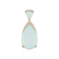 Paraiba-Opal-Goldanhänger (AMAYANI)